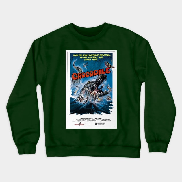 Crocodile Crewneck Sweatshirt by zombill